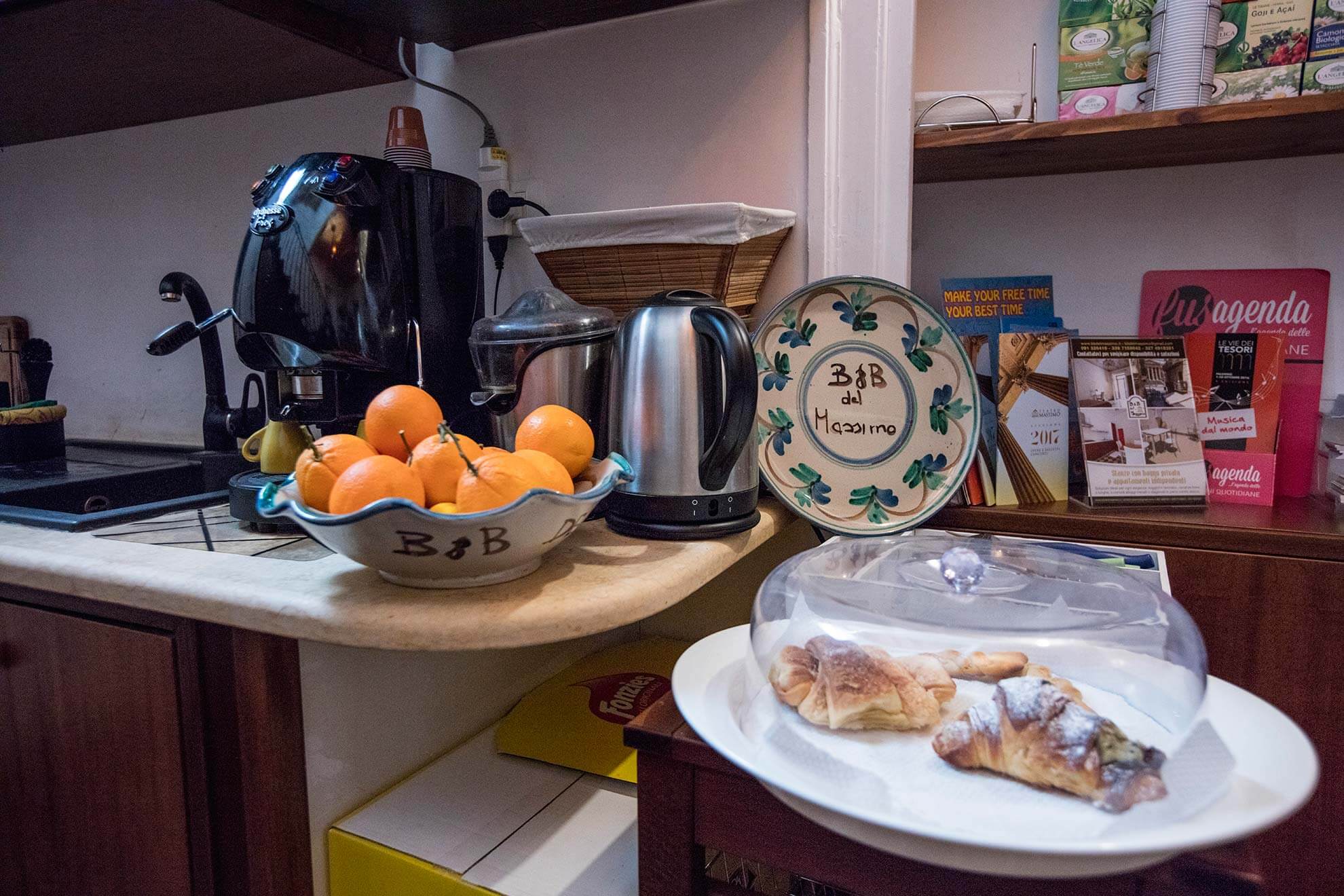 Colazione e servizi - Bed and Breakfast Palermo centro di ...